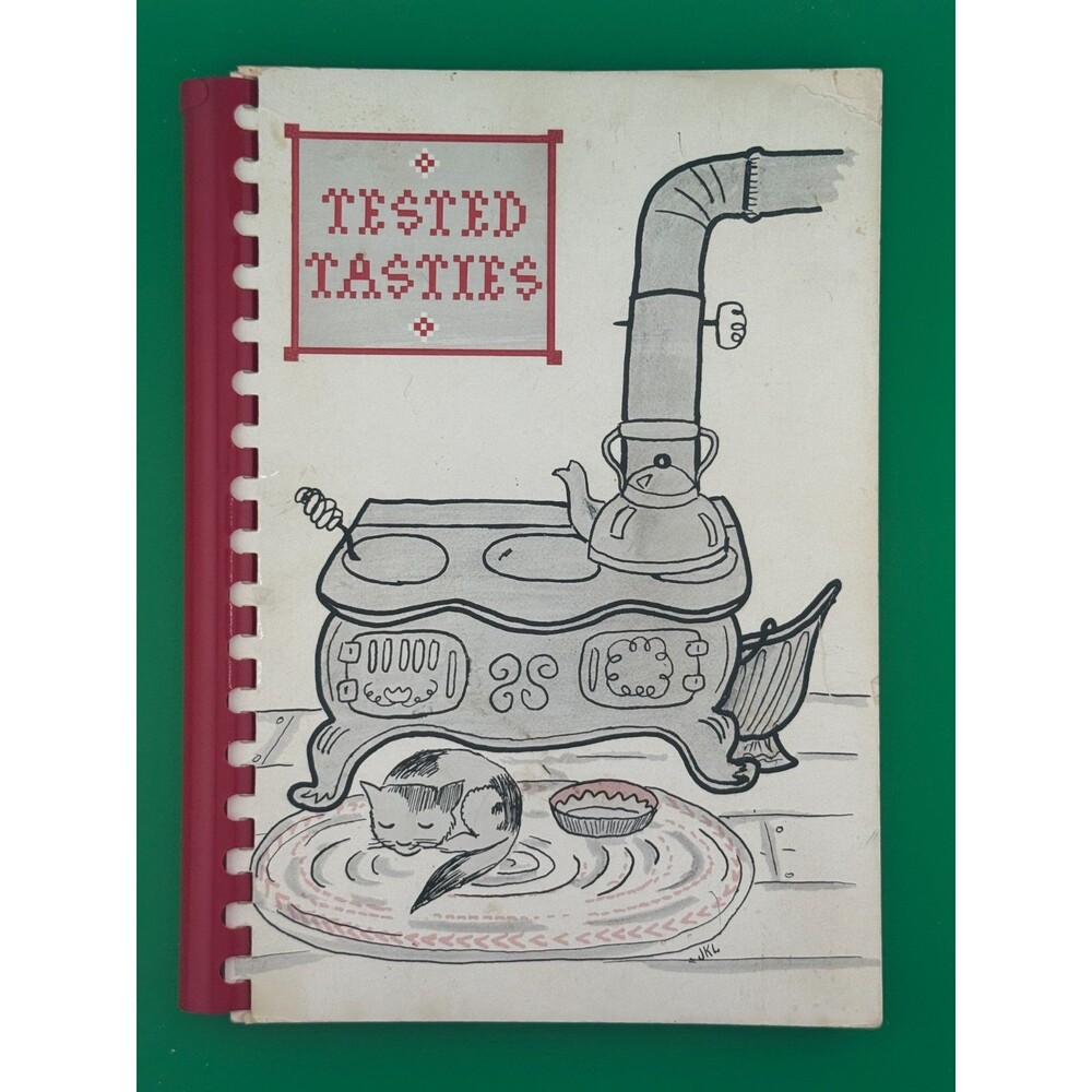 Tested Tasties 1956 Central Christian Church Community Cookbook Vintage